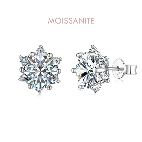 Boucles d'oreilles CikOrefice Gioielli Femme in Argent Moissanite EBEUR01 - EBEUR01